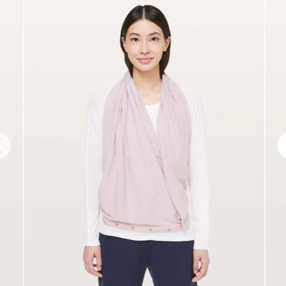 Lululemon Vinyasa Scarf Rulu Heathered Smoky Blush